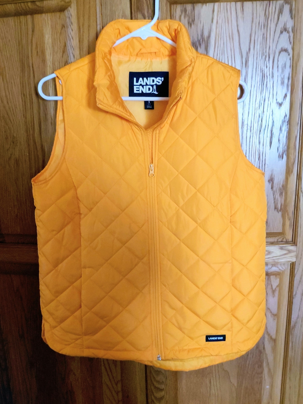 New Without Tags Land's End size S bust 38" length 24 Mustard Color